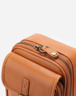 Crossbody Bag RFID-Blocking Wallet Glasses Compartment
