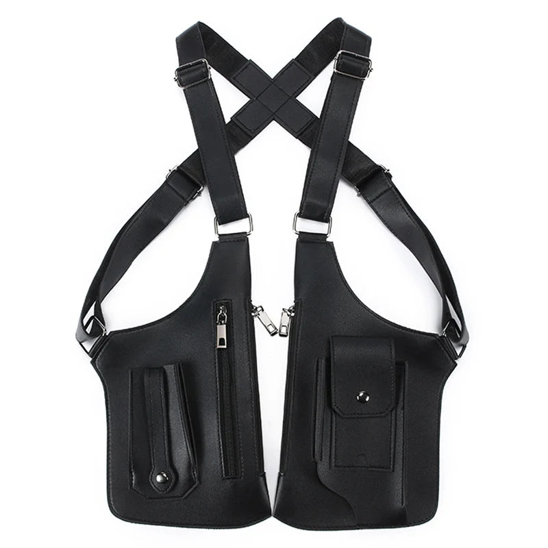 Crossbody Bag Weather-Resistant Multi-Pocket Adjustable Straps