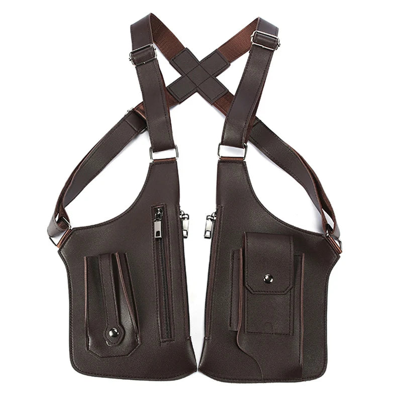 Crossbody Bag Weather-Resistant Multi-Pocket Adjustable Straps