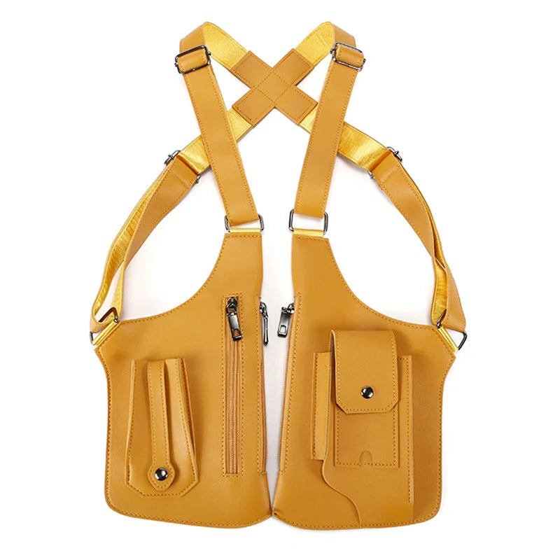 Crossbody Bag Weather-Resistant Multi-Pocket Adjustable Straps