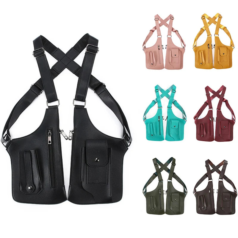 Crossbody Bag Weather-Resistant Multi-Pocket Adjustable Straps