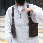 Crossbody Bag Weather-Resistant Multi-Pocket Adjustable Straps