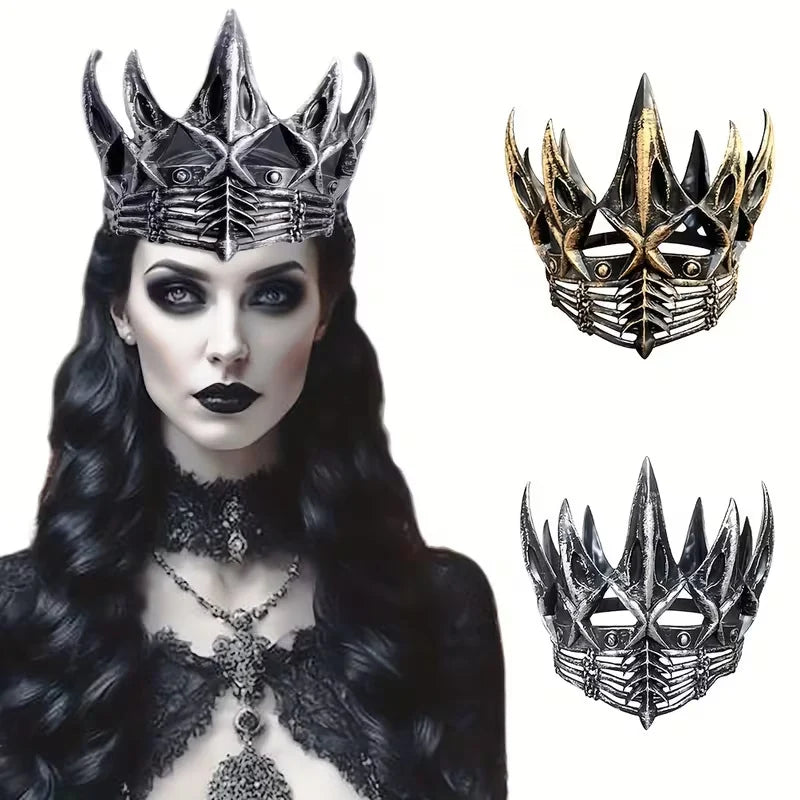 Crown Tiara Pointed Metal Lightweight Costume Accessory