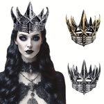 Crown Tiara Pointed Metal Lightweight Costume Accessory