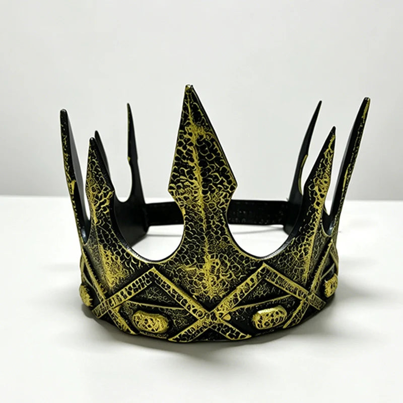 Crown Tiara Pointed Metal Lightweight Costume Accessory