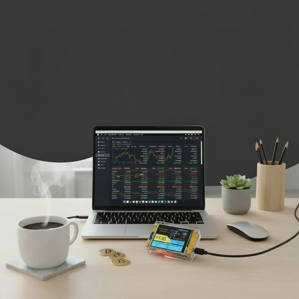 Crypto Mining Device Integrated Display Up to 960 KH/s