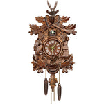 Cuckoo Clock Wooden Chalet Design Musical Chime Night Shutoff