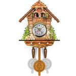 Cuckoo Clock Wooden Chalet Design Musical Chime Night Shutoff