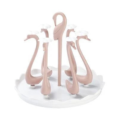 Cup Drying Rack Stainless Steel Holds 6 Cups Rotating Base