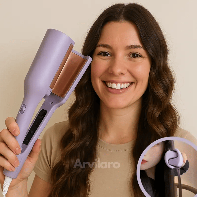 Curling Wand Ionic Ceramic Barrel 4 Temperature Settings