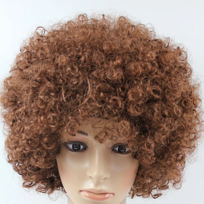 Curly Wig Lightweight Adjustable Cap One Size Fits All