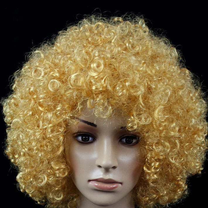 Curly Wig Lightweight Adjustable Cap One Size Fits All