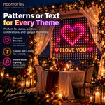 Curtain Lights RGB App-Controlled Music Sync Custom Patterns