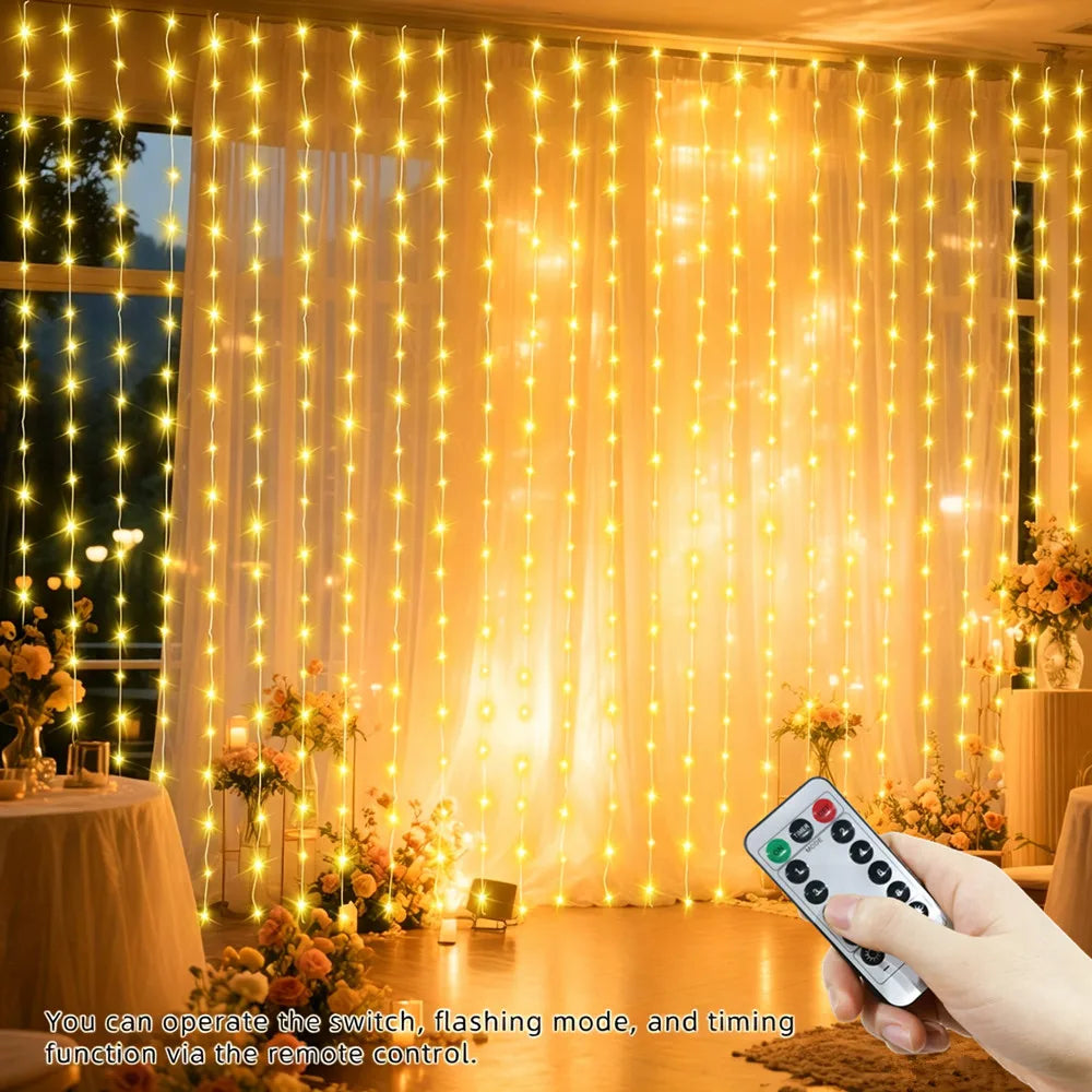 Curtain Lights USB Powered 8 Lighting Modes
