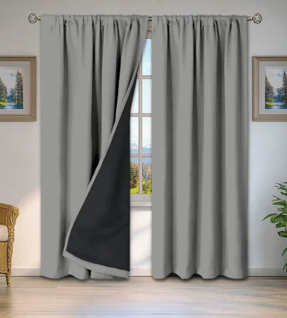Curtain Thermal Insulating Water-Repellent Rod Pocket