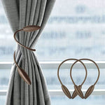 Curtain Tiebacks Flexible Tool-Free Set of 4 or 8