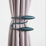 Curtain Tiebacks Flexible Tool-Free Set of 4 or 8