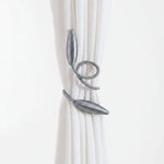Curtain Tiebacks Flexible Tool-Free Set of 4 or 8