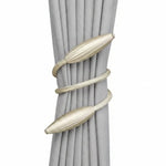 Curtain Tiebacks Flexible Tool-Free Set of 4 or 8