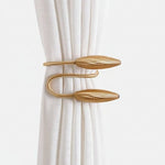 Curtain Tiebacks Flexible Tool-Free Set of 4 or 8