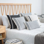 Cushion Cover Boho Textured Weave Cotton-Like Machine Washable
