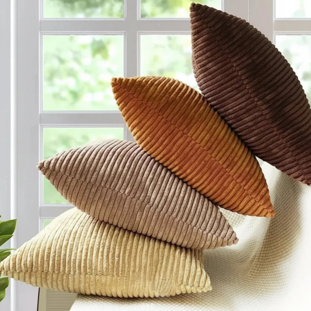 Cushion Cover Cotton Corduroy Soft Texture