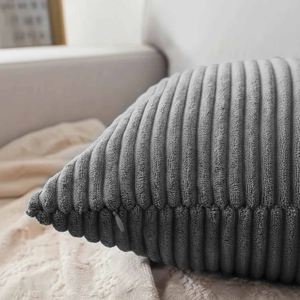 Cushion Cover Cotton Corduroy Soft Texture