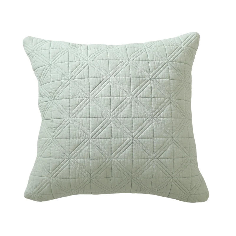 Cushion Cover Cross-Quilted Cotton Blend 45x45