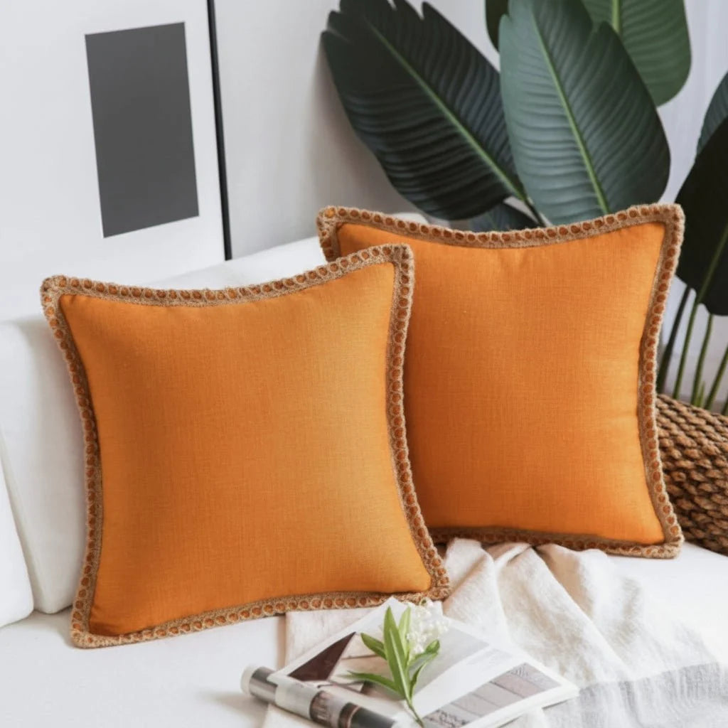 Cushion Cover French-Inspired Pattern Removable & Washable