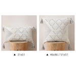 Cushion Cover Geometric Tufted Cotton Blend Machine Washable