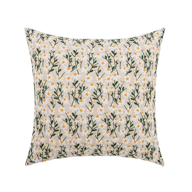Cushion Cover Hand-Tufted Cotton Blend 18x18