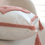 Cushion Cover Hand-Tufted Heart Velvet-Touch
