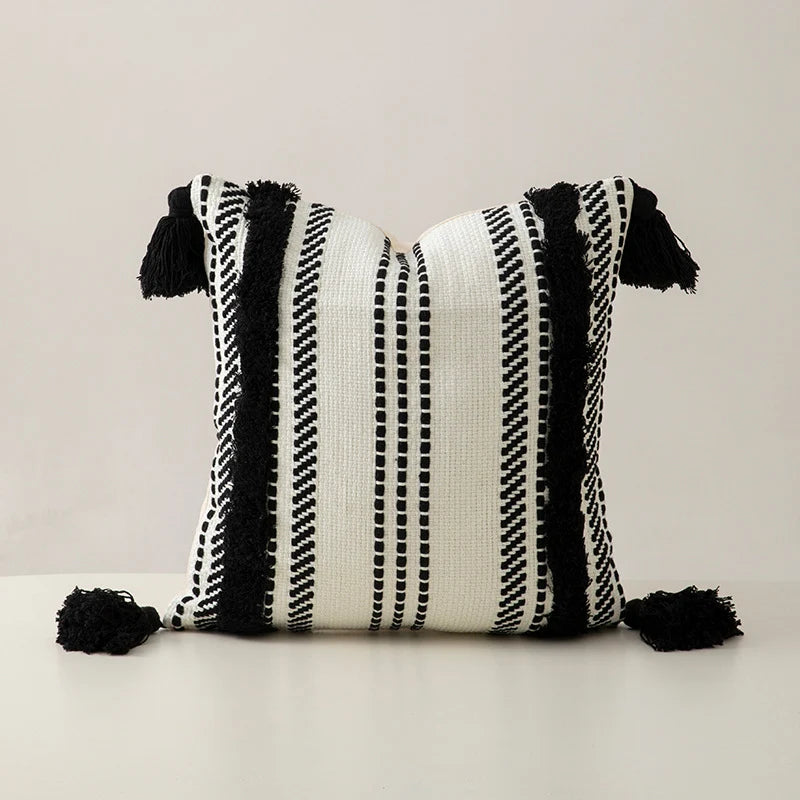 Cushion Cover Handwoven Cotton Blend Concealed Zipper