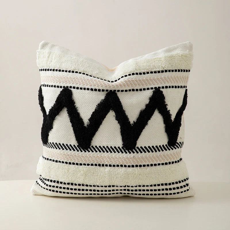 Cushion Cover Handwoven Cotton Blend Concealed Zipper