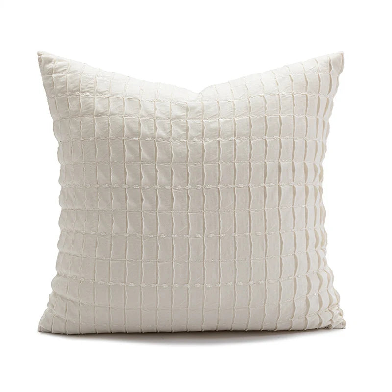 Cushion Cover High-Pile Faux Fur Zebra Stripe