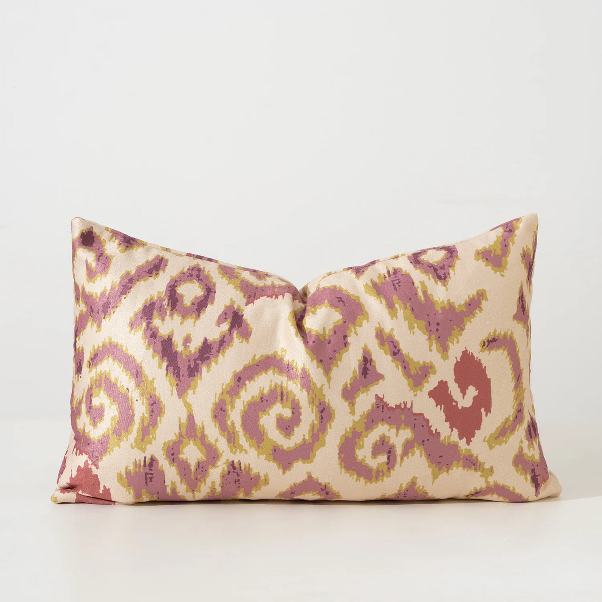 Cushion Cover Jacquard Ornamental Ikat Concealed Zipper Easy Care