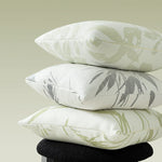 Cushion Cover Jacquard Semicircle Reversible Black & White 18x18