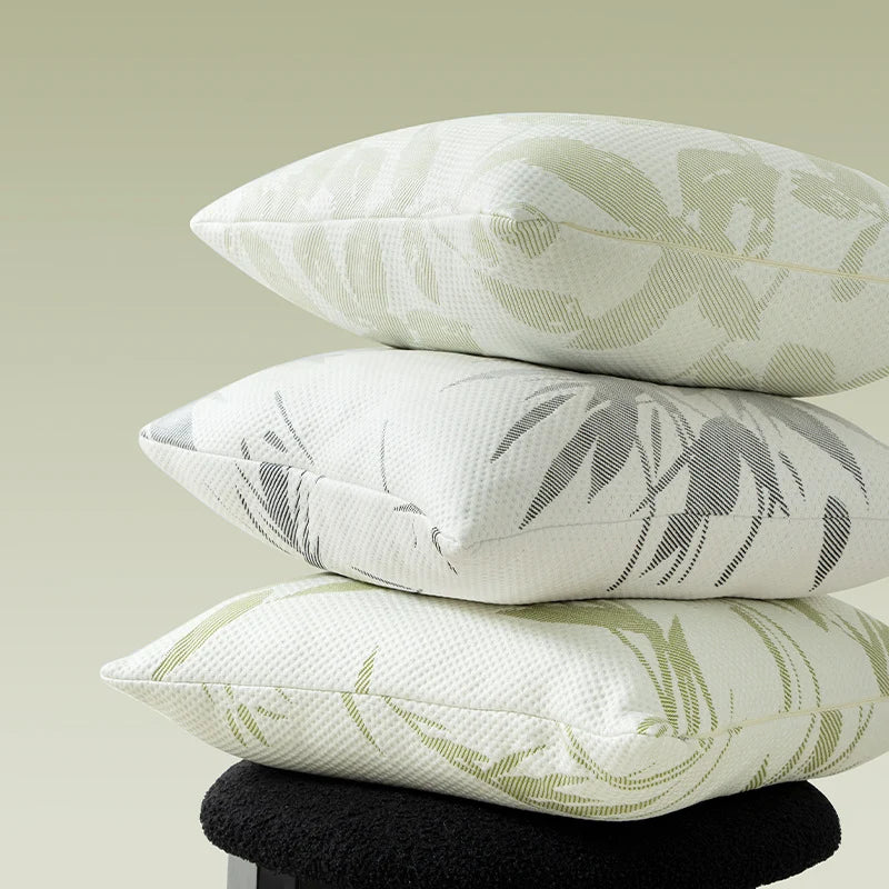 Cushion Cover Jacquard Semicircle Reversible Black & White 18x18
