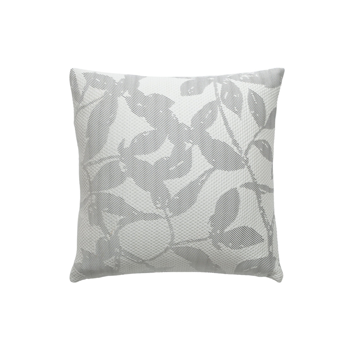 Cushion Cover Jacquard Semicircle Reversible Black & White 18x18
