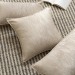 Cushion Cover Jacquard Weave Piped Seam Removable Zip