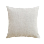 Cushion Cover Linen-Look Crosshatch Concealed Zipper