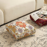 Cushion Cover Oriental Medallion Velvet 17x17 In