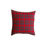 Cushion Cover Plaid Brushed Cotton Flannel Hidden Zipper