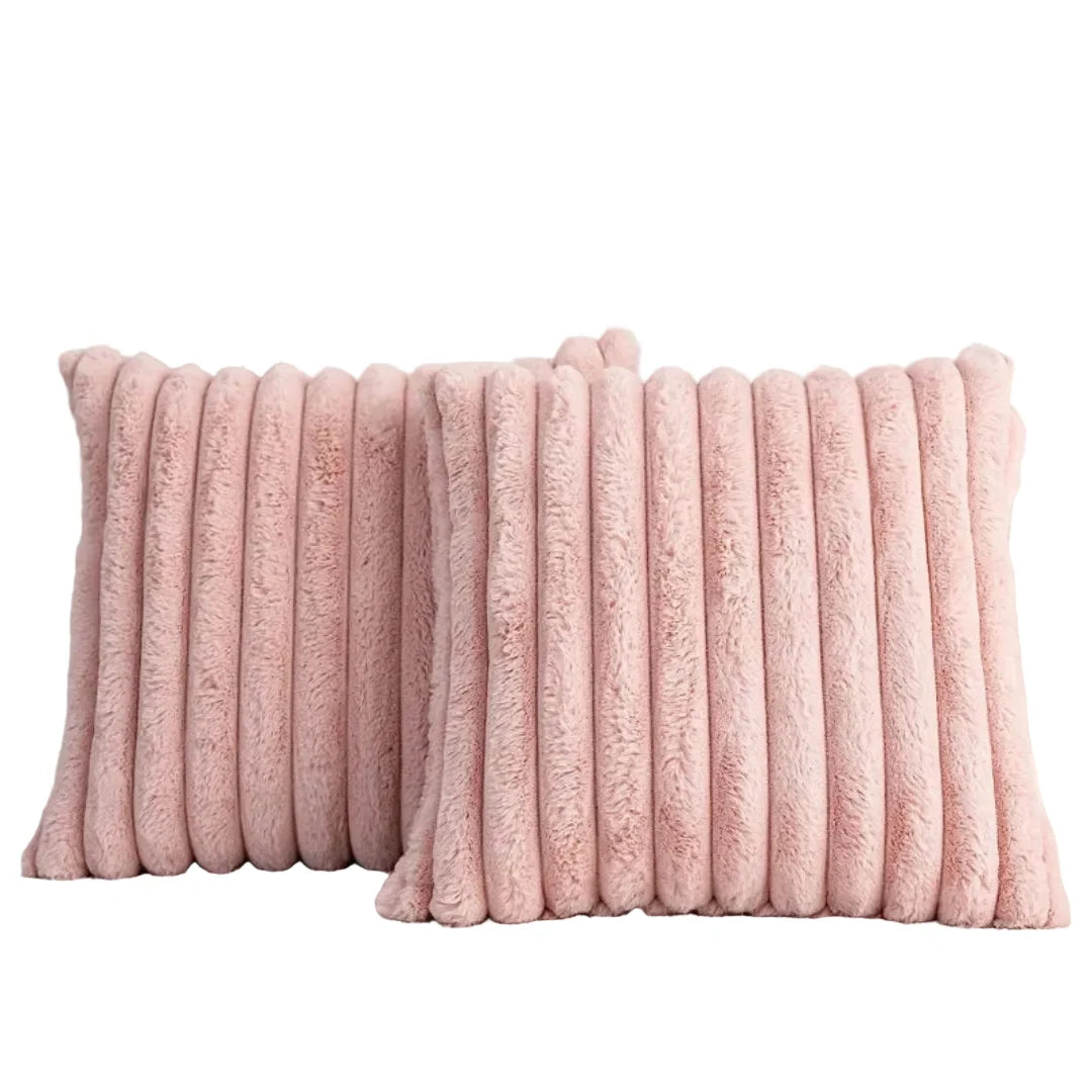 Cushion Cover Plush Soft 17.7 Inch Square