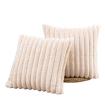 Cushion Cover Plush Soft 17.7 Inch Square