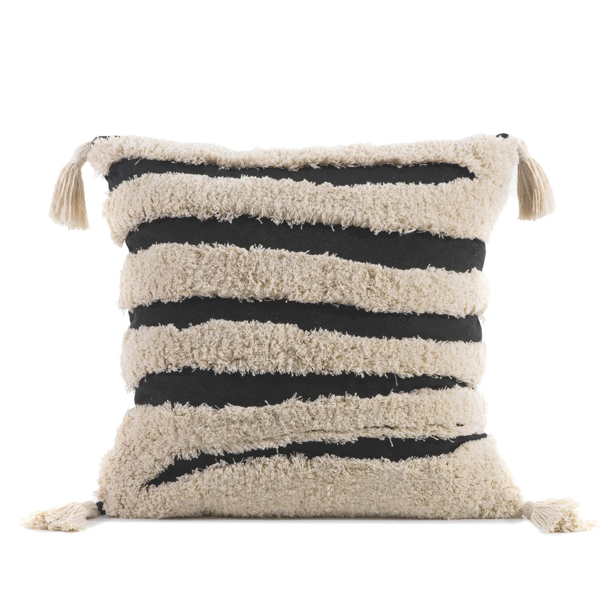 Cushion Cover Quilted Cable Cotton Blend