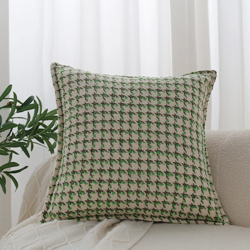 Cushion Cover Ribbed Wave Faux Fur Concealed Zipper