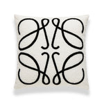 Cushion Cover Ribbed Wave Faux Fur Concealed Zipper