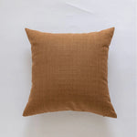 Cushion Cover Slub Linen-Effect Welt Trim Hidden Zip