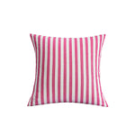 Cushion Cover Striped Cotton Blend Concealed Zipper